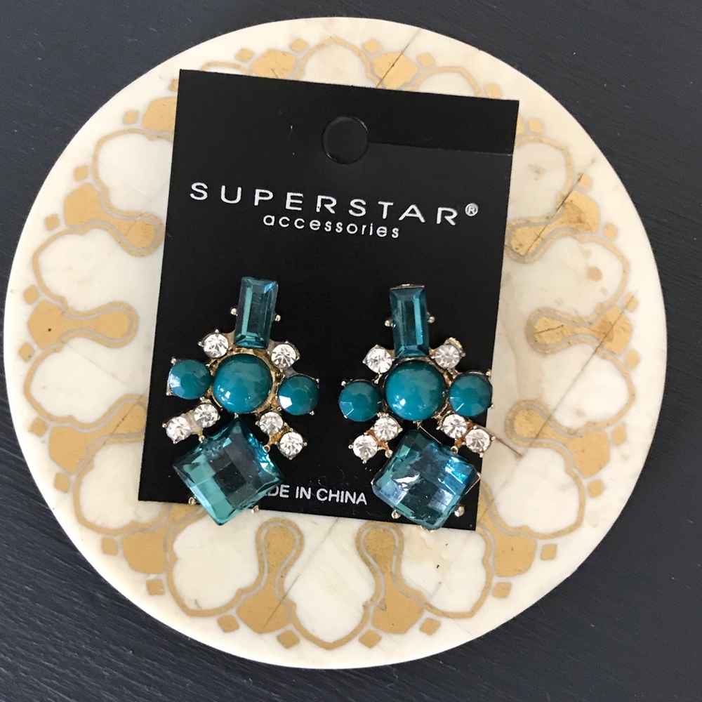 Turquoise Statement Earrings